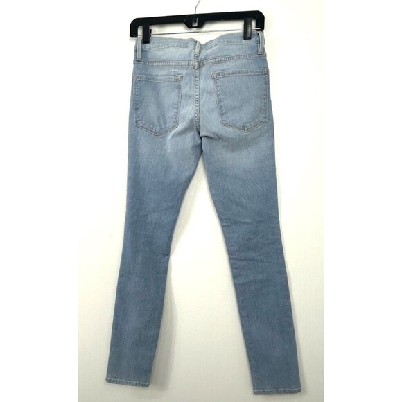 New Frame Denim Womens Size 27 Jeans Light Blue Le Skinny de Jeanne R3 - Picture 6 of 12